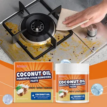 Jakehoe Coconut Oil Powerful Stain Removing Paste