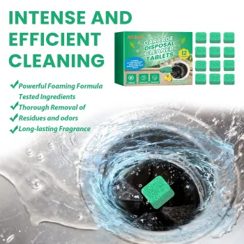 Jakehoe Garbage Disposal Cleaner Tablets (12 Tablets)