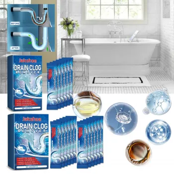 Jakehoe Drain Clog Remover (12 Pecs)