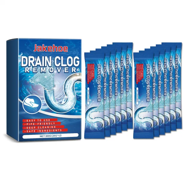 Jakehoe Drain Clog Remover (12 Pecs)