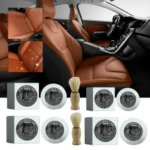 Jakehoe Furniture Leather Cleaner Ointment Brush Set