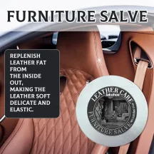 Jakehoe Furniture Leather Cleaner Ointment Brush Set